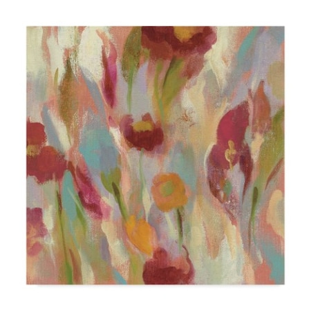 Silvia Vassileva 'Breezy Floral Iii' Canvas Art,35x35